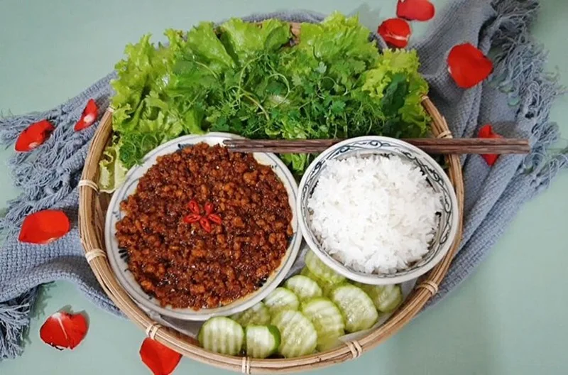 cach lam thit chung mam tep